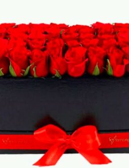 Red Roses with box